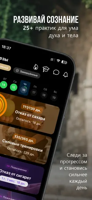 Экран приложения Askeza